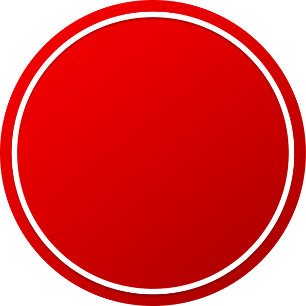 red banner white circle frame and dot